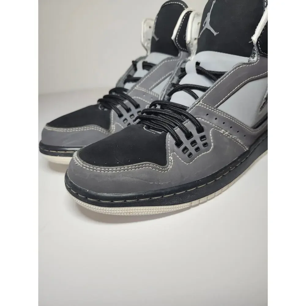 Jordan 1 Flight Men’s Gray Sz 9 Athletic Sneaker Streetwear Mid Top